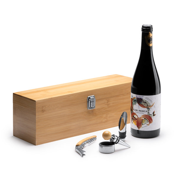 Estuche para Botella de Vino y Accesorios