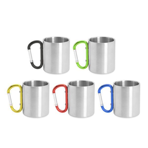Taza Metálica con Mosquetón