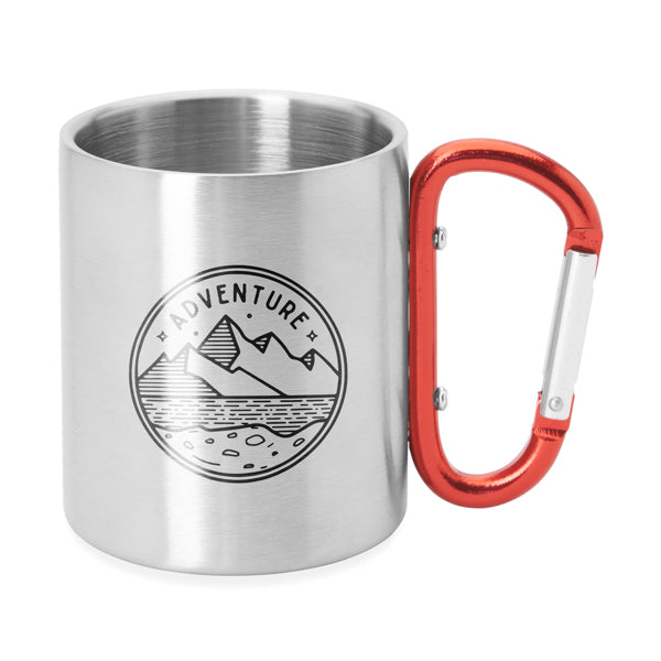 Taza Metálica con Mosquetón