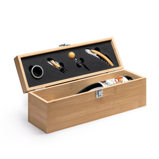 Estuche para Botella de Vino y Accesorios
