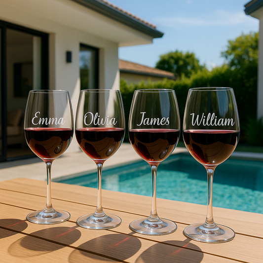 Copas de vino personalizadas